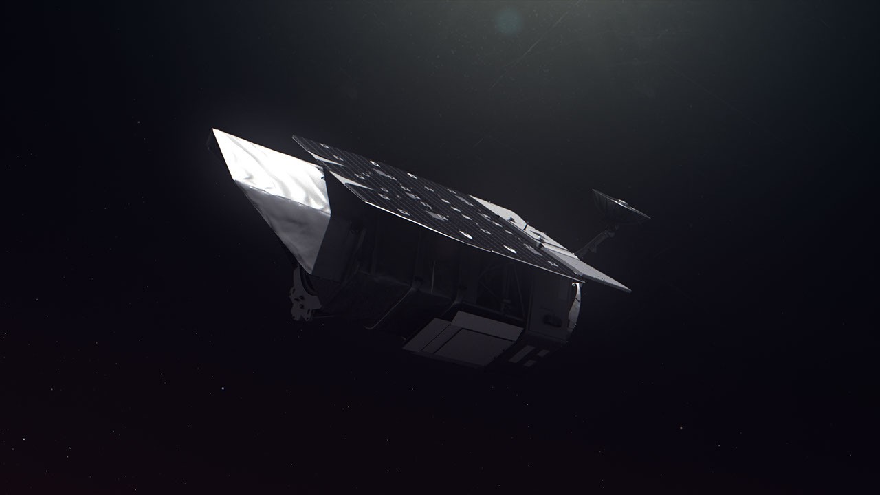 NASA artist visualization of the Roman Space Telescope