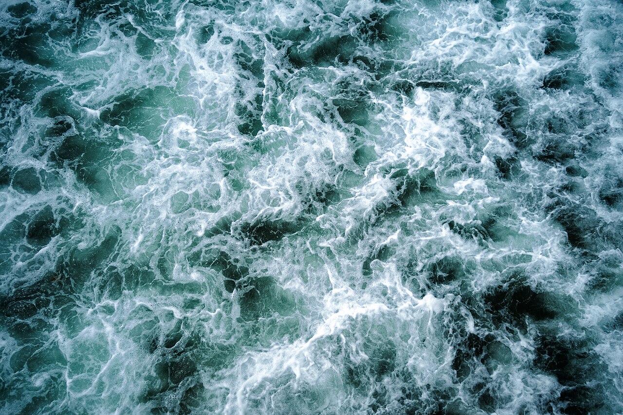 Pacific Ocean waves, photographed May 22, 2017