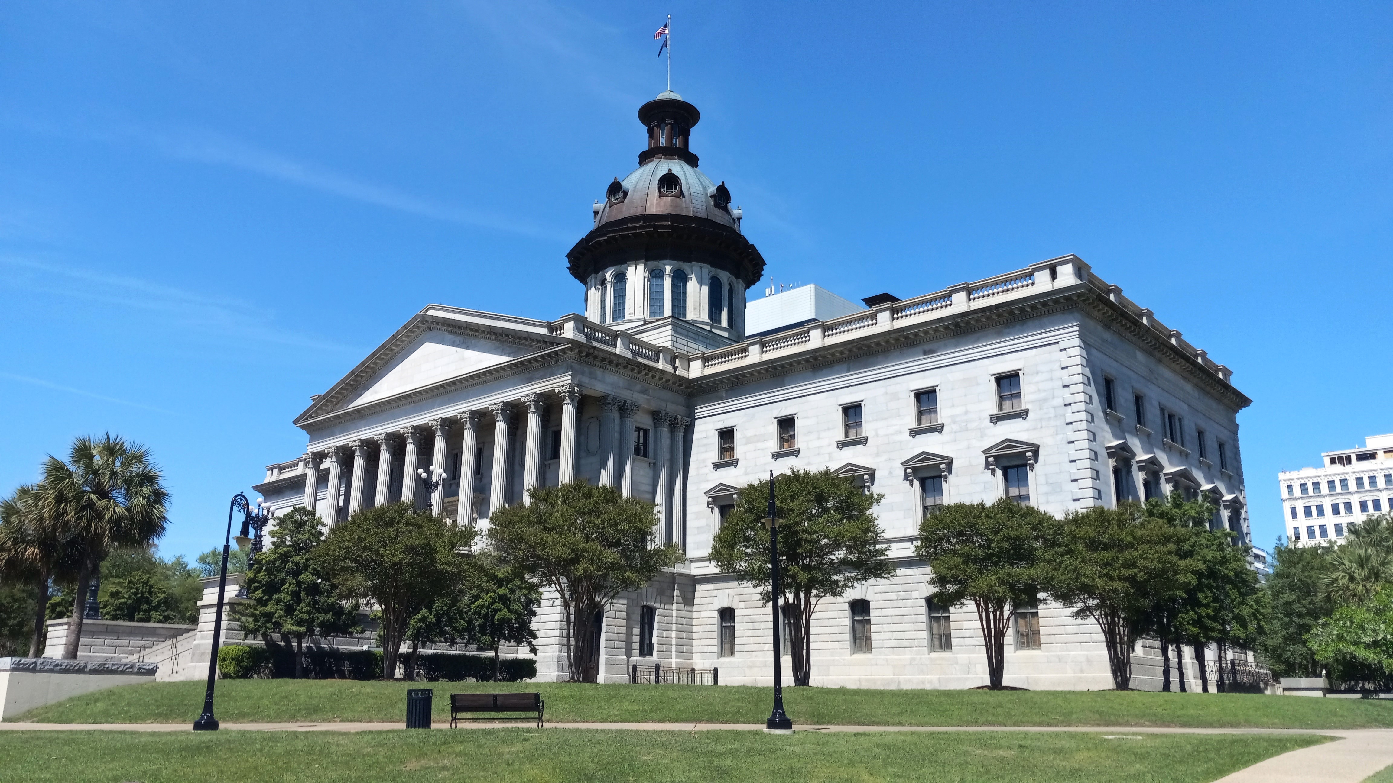 The State House and dome in Columbia.