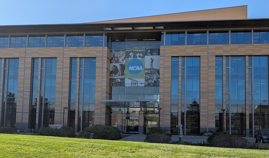 NCAA entrance in Indianapolis.