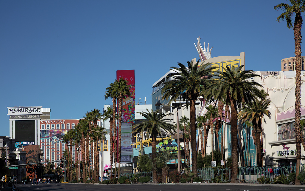 Archival Las Vegas Strip photograph, January 25, 2022, by Carol M. Highsmith